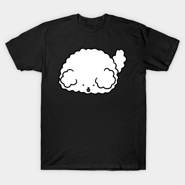 Fluffy Dog Blob T-Shirt by saradaboru